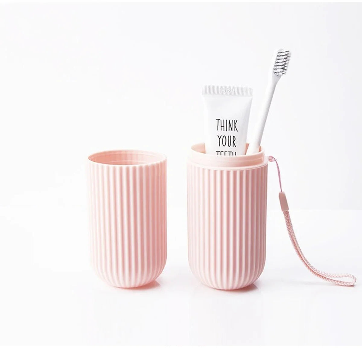 Pasta de dientes portátil, funda protectora para cepillo de dientes, caja de almacenamiento para viaje y Camping, protege la pasta de dientes de la suciedad y los daños