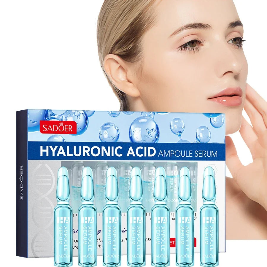 Sadoer cuidado de la piel suero líquido de ácido hialurónico hidratante Facial Lifting Glow Up нити дляislavтяжки лица Dermapen Serum 2ml * 7Pcs