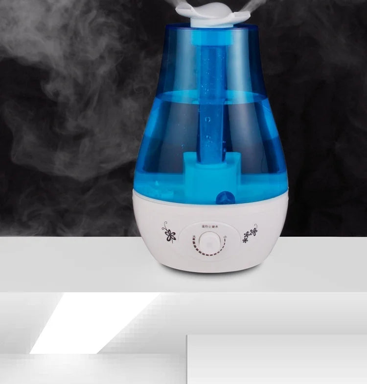 Humidificador de dormitorio para el hogar, difusor hidratante atomizador de gran volumen de niebla con doble pulverización, Mini purificador de aire aromático ultrasónico