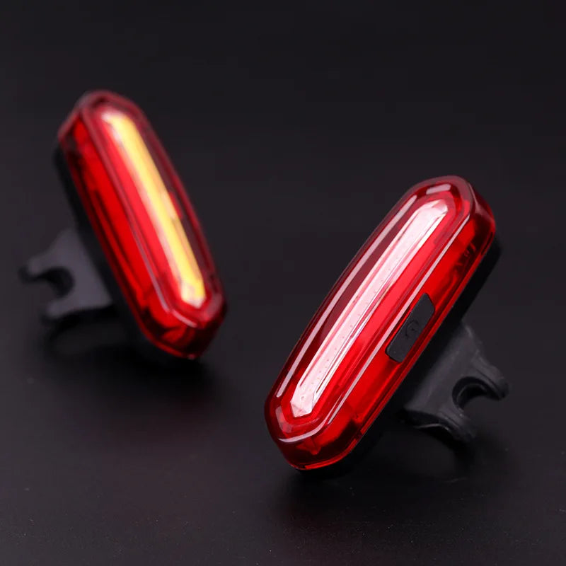 Lámpara trasera de bicicleta, luz LED impermeable para bicicleta, luces traseras de alto brillo, lámpara de advertencia de seguridad en ciclismo nocturno, linterna para bicicleta de montaña y carretera