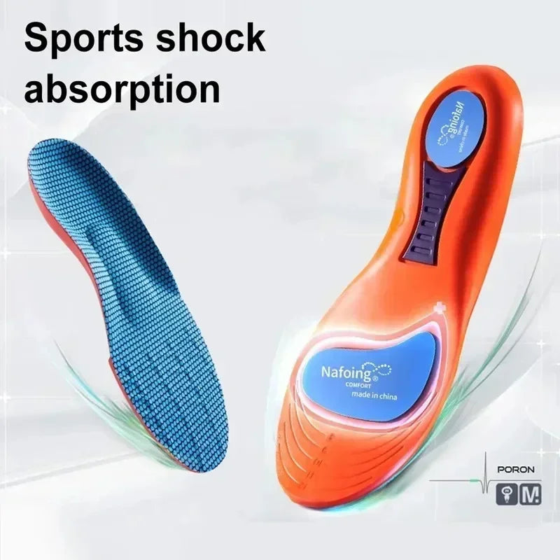 Plantilla ortopédica deportiva con absorción de impactos, suela elástica, inserciones transpirables para zapatos, plantillas ortopédicas para hombre y mujer, Amagi