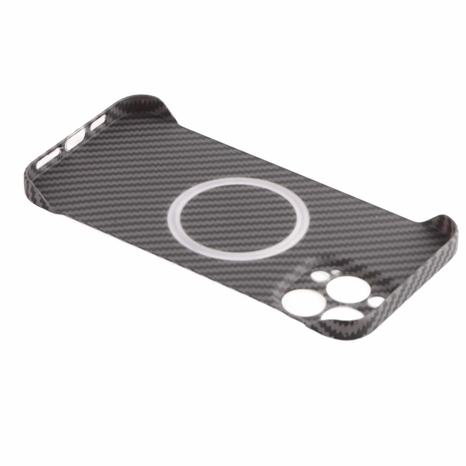 Funda de teléfono sin marco, funda protectora de teléfono portátil ultraligera con carga inalámbrica magnética, funda protectora para teléfono