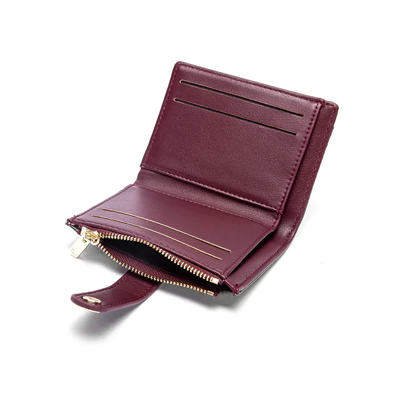 CHCH-funda para tarjetas de diseño cuadrado Retro clásico, marca de lujo, botón de moda, Clip plegable clásico para dinero, compacto, ligero, de lujo