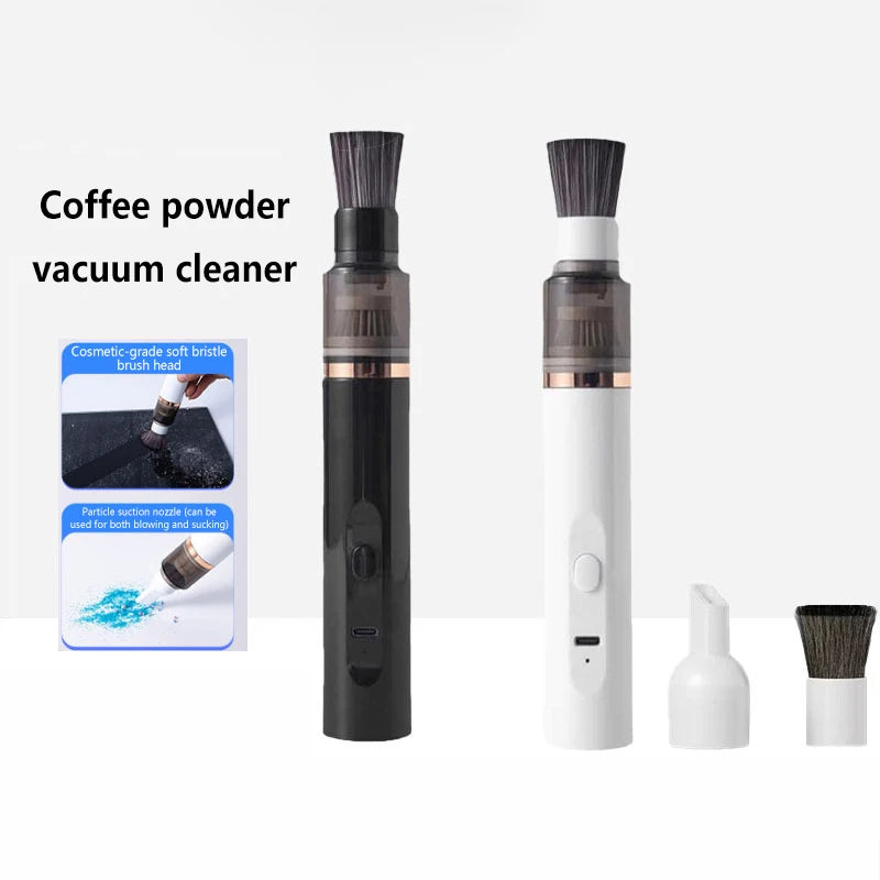 Mini Aspiradora de Mano 3 en 1, Succión/Soplado/Aspiración de Agua, Fuerte Succión, Portátil, para Coche, Polvo de Café, Limpieza de Escritorio