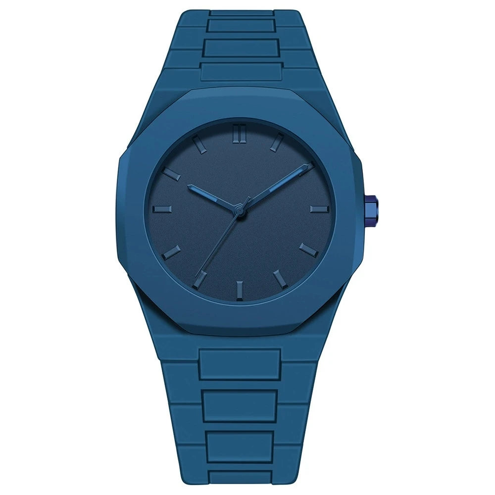 Nueva moda, Reloj con calendario de lujo para Hombre, relojes de cuarzo informales de negocios para mujer, Reloj deportivo de plástico, relojes para estudiantes, Reloj para Hombre