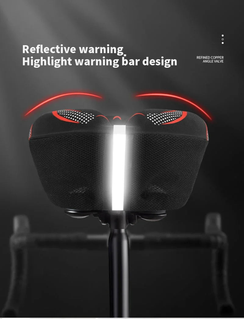 Sillín de bicicleta de GEL 3D para hombre y mujer, productos para bicicleta de montaña y carretera, accesorios, piezas de viaje de carbono para ciclismo