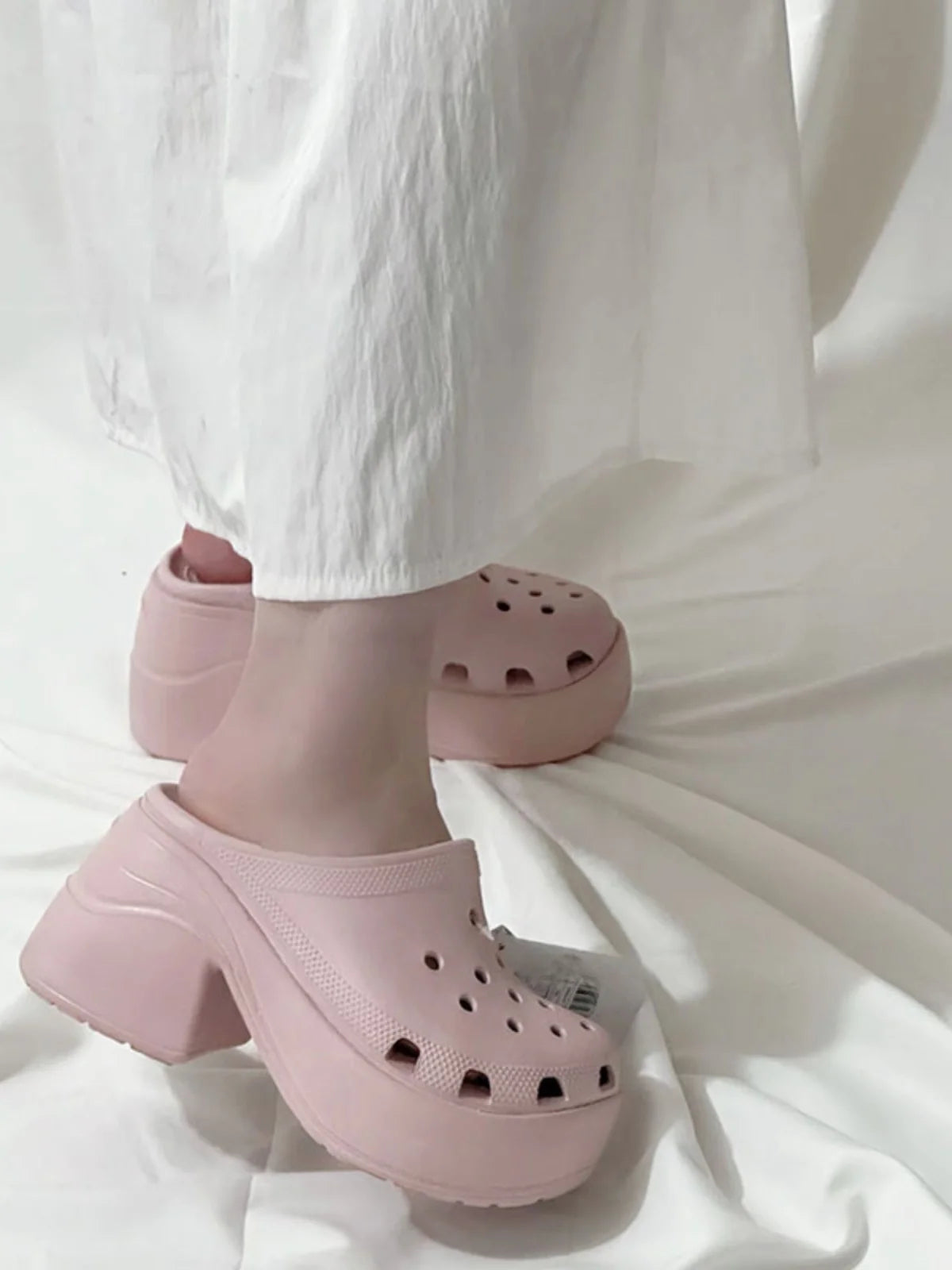Sandalias de tacón alto de sirena a la moda para mujer, estilo nuevo primavera-verano 2026, tacón grueso y delgado, casuales,...