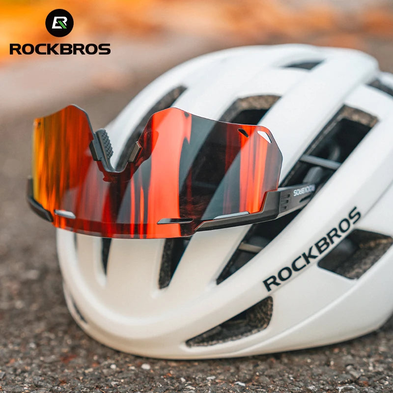 ROCKBROS-gafas de sol polarizadas y fotocromáticas para ciclismo, lentes deportivas para bicicleta de montaña y carretera, protección UV400
