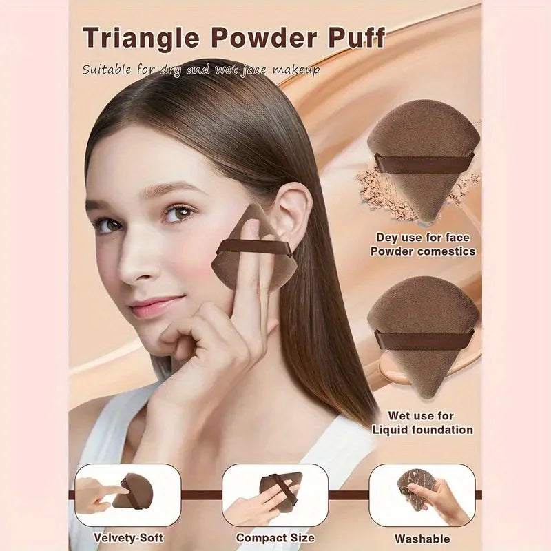 Juego de brochas de maquillaje marrones, herramienta de maquillaje suave portátil, base sintética Premium, correctores, sombras de ojos, maquillaje diario, 1-32 Uds.