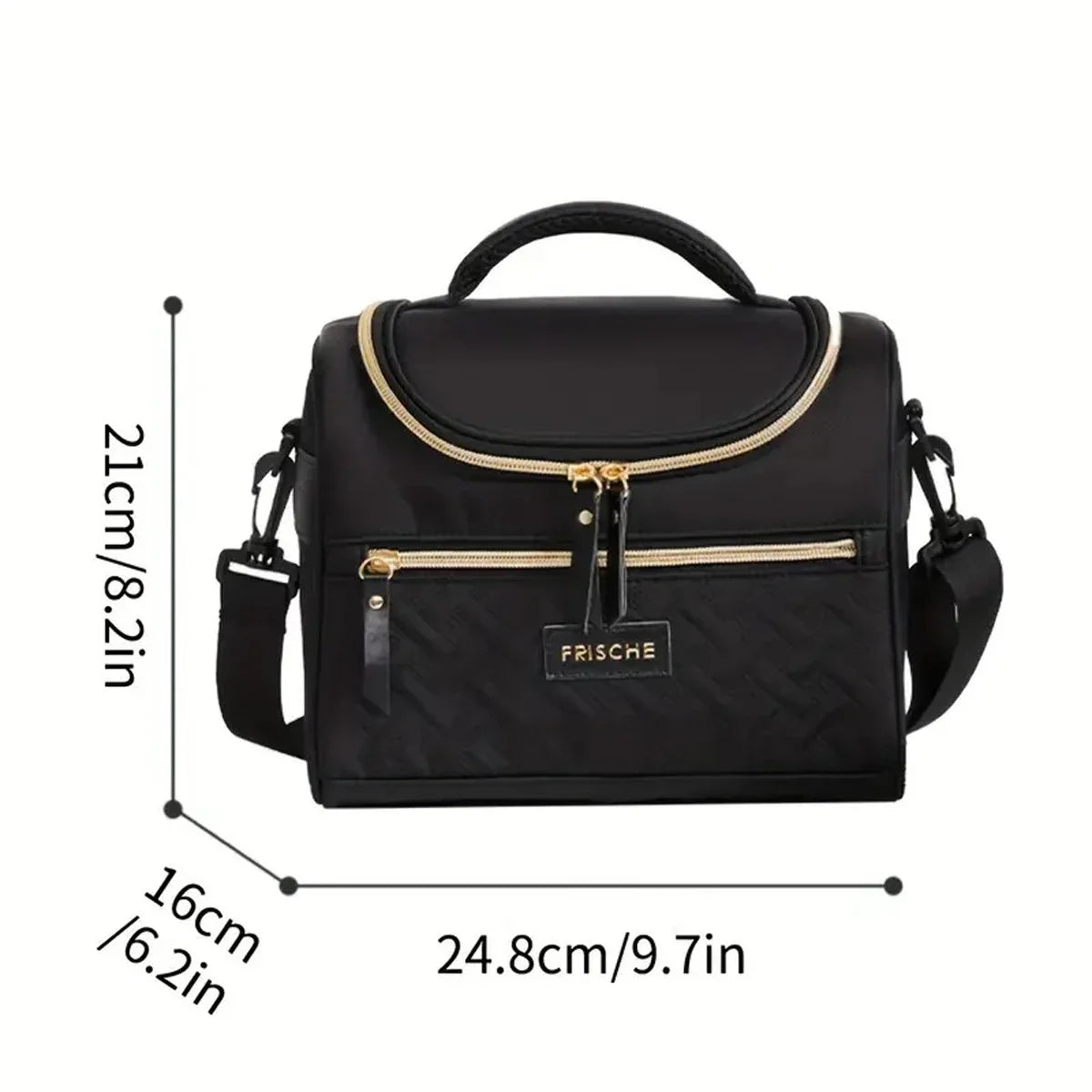 Bolsa de almuerzo portátil, caja térmica para alimentos, duradera, impermeable, nevera de oficina, lonchera con correa para el hombro, bolsa de Picnic para parejas, Unisex