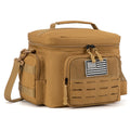 Bolsa térmica táctica para exteriores, fiambrera resistente para trabajo, bolsa de almuerzo duradera con aislamiento a prueba de fugas para hombres, comida, Camping, Picnic