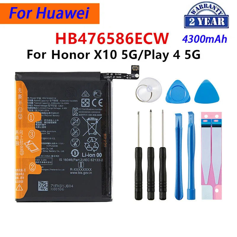 Batería para HuaWei P10/P20/P30 Pro/P40/P40 Pro/P30/Mate20 Pro/Mate 10 Pro/Mate 20X/Mate 30/Mate 30 Pro/P10 Plus/Honor X10 5G