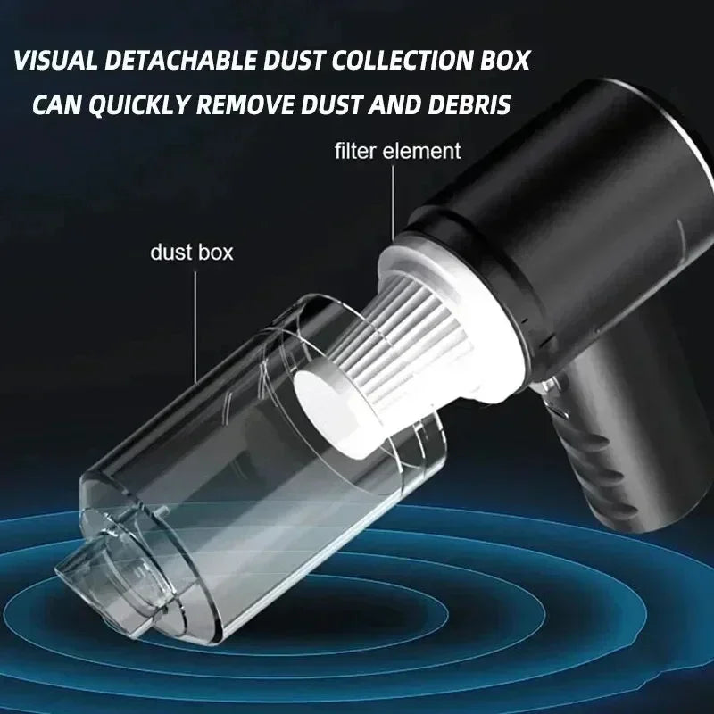 Aspiradora para Auto 2900000 Pa 4 en 1, Potente Máquina de Limpieza Inalámbrica con Succión y Soplado, Aspiradora Portátil para el Hogar, Nueva 2026