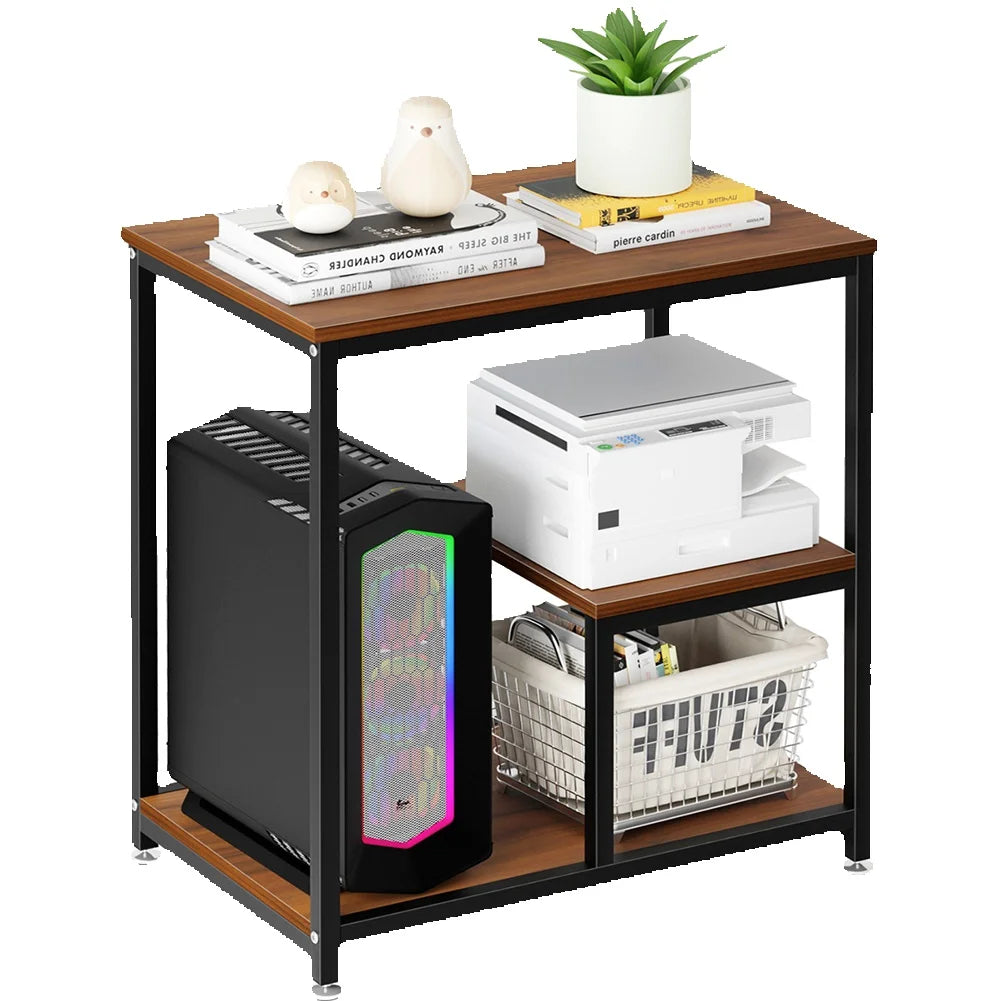 60*30cm Mesa Para Jardín, mesa Auxiliar, Mueble Para Impresora Mesa Auxiliar, Mueble Para Impresora Mesas Laterales Estante Mueble Organizador Con Ruedas Mesa Librero