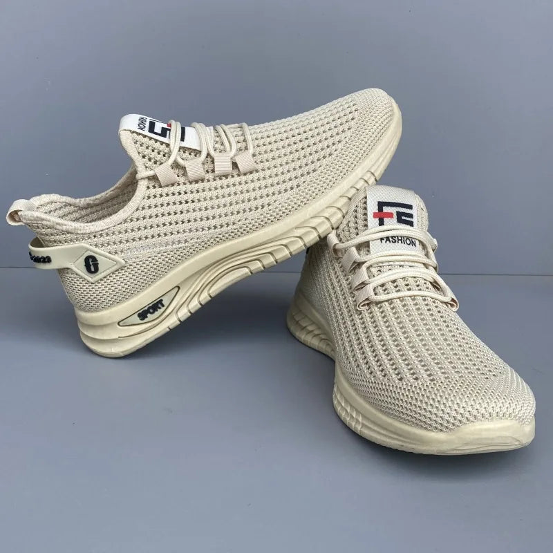 Zapatillas Deportivas Casuales Transpirables para Hombre, Primavera 2025, Nuevas con Superficie de Malla, Estilo Coco, para Deportes al Aire Libre, Ligeras y Cómodas