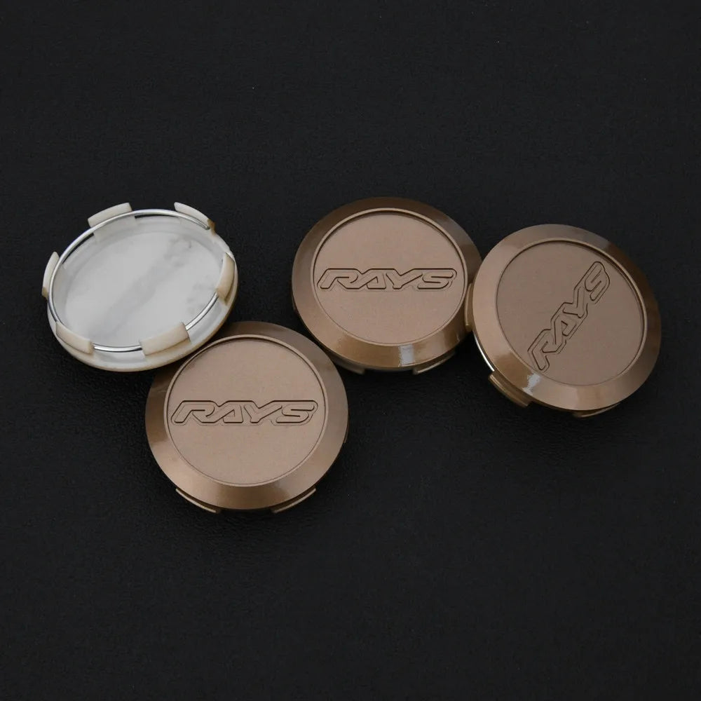 Estilo de coche 62MM tapa central rayos 3D tapacubos de rueda tapa de llanta deportiva tapa de cubierta de rueda bronce, plata y negro CE28(14") TE37(17"18")
