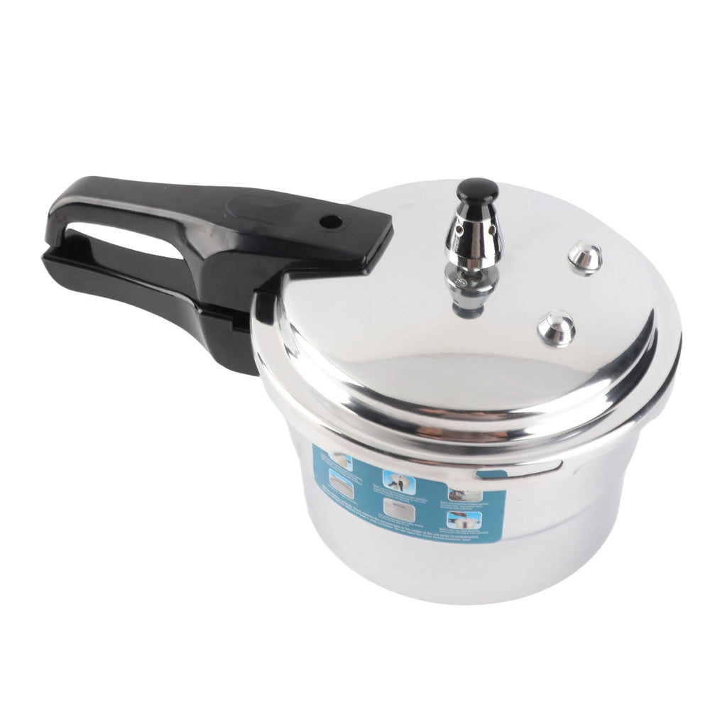 Olla a presión de 3L, estufa de aluminio a prueba de explosiones, olla de cocina para conservas de cocción rápida con rejilla de vapor para Cocina