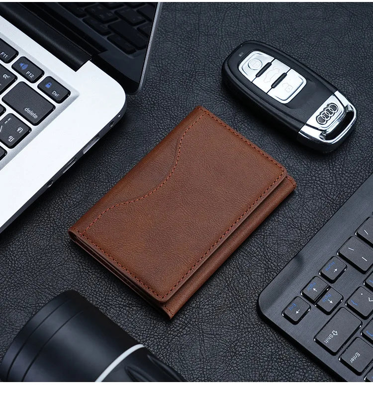 Cartera con tarjetero magnético para iPhone, Samsung, Xiaomi, MagSafe, funda desmontable con múltiples ranuras para tarjetas