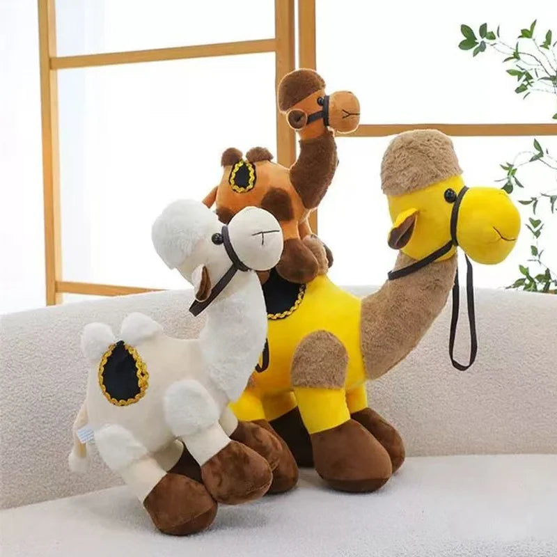 Juguete de Peluche de Camello de Simulación, Muñeco de Camello del Desierto, Almohada Creativa de Camello, Juguete para Niños, Regalo Kawayi
