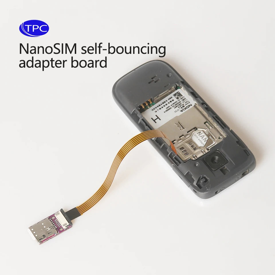 Herramienta de activación de tarjeta IC de teléfono móvil TPC, convertidor de expulsión de tarjeta Nano SIM, adaptador de expansión de tarjeta Nano SIM FPC, Cable flexible de 15cm