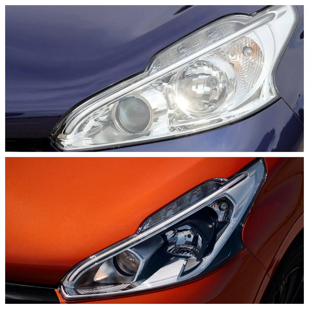 Cristal de faro delantero de coche, pantalla de lámpara Original, accesorio para Peugeot 208, 2012, 2013, 2014, 2015, 2016, 2017, 2018