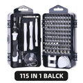 Juego de Destornilladores Magnéticos de Precisión Profesional 115 en 1, Juego de Herramientas de Reparación con Puntas Torx Hexagonales para iPhone, Xiaomi, Mac, PC, Gafas, Relojes
