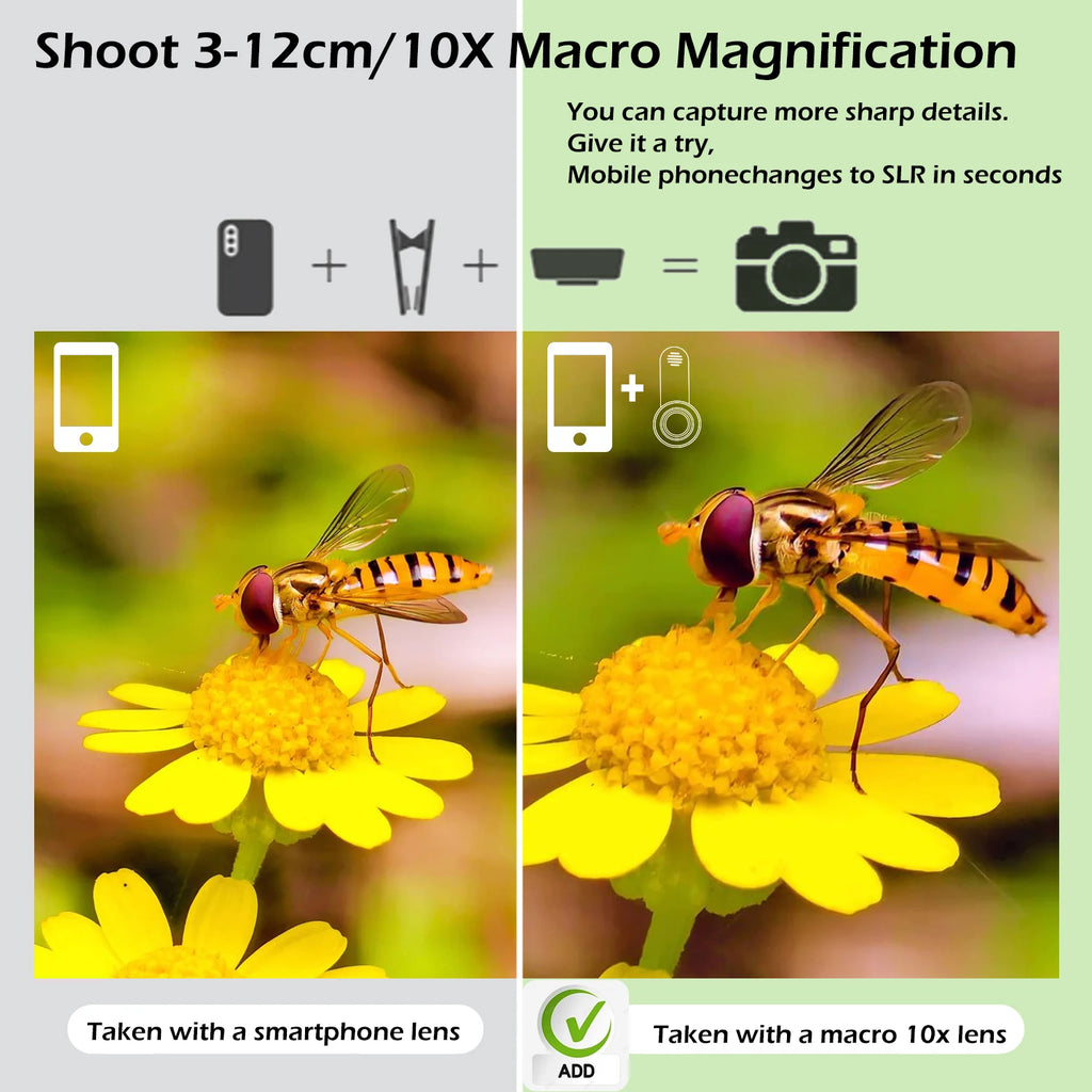 Nueva lente Macro mejorada 4K HD 30-120mm lente de teléfono Ultra cámara filtros CPL Star para iPhone xs Max Samsung s10 todos los teléfonos inteligentes