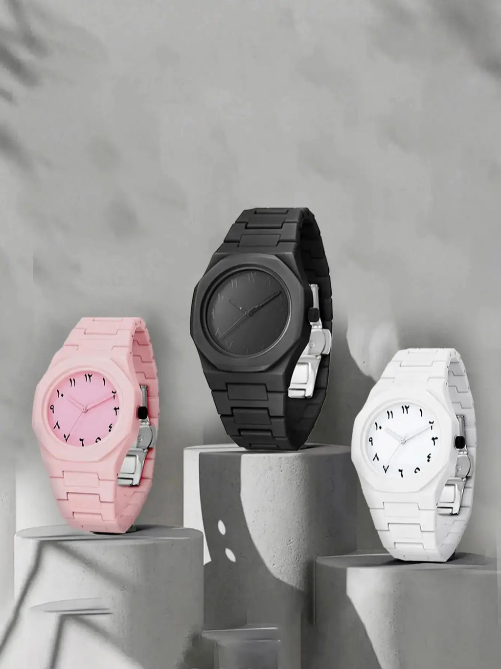 Versátil reloj de cuarzo para hombre con caja redonda cambiante, reloj festivo de regalo de cumpleaños para hombre, reloj de cuarzo de concha redonda Universal
