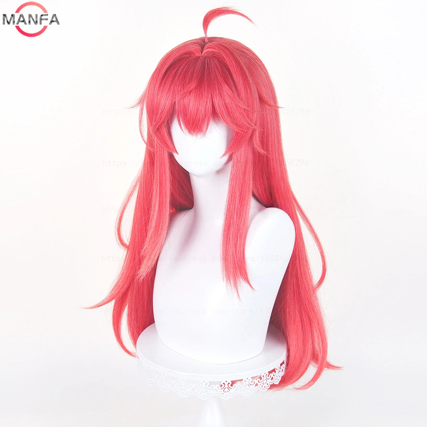 Peluca de cosplay Nanally Coluccis, pelucas sintéticas resistentes al calor para anime + gorro para peluca