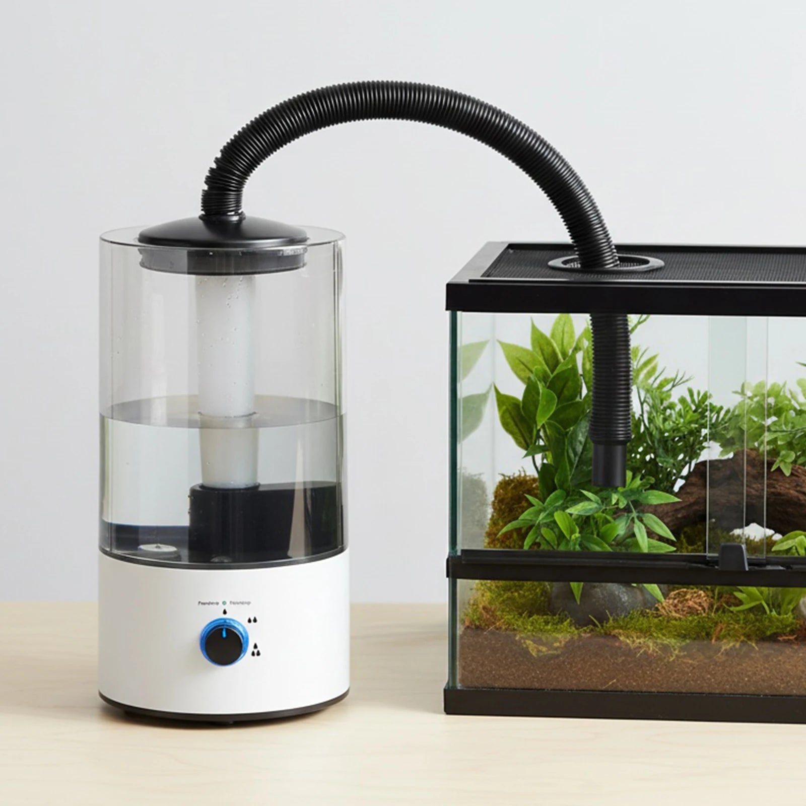 Humidificador para Reptiles de 4L con Manguera de Extensión, 110V, Nebulizador Automático para Tortugas y Reptiles, Sistema de Nebulización para Terrarios, Suministros para Mascotas