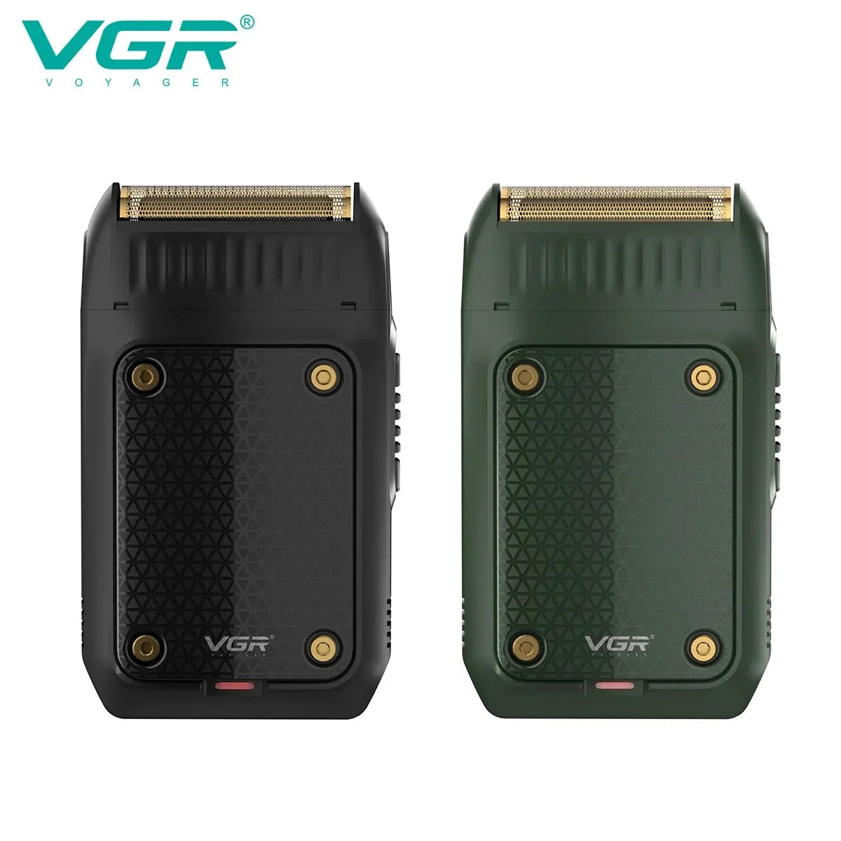 Afeitadora VGR V-353 de afeitar profesional, máquina de afeitar eléctrica, recortadora de barba portátil, Mini afeitadora recargable para hombres