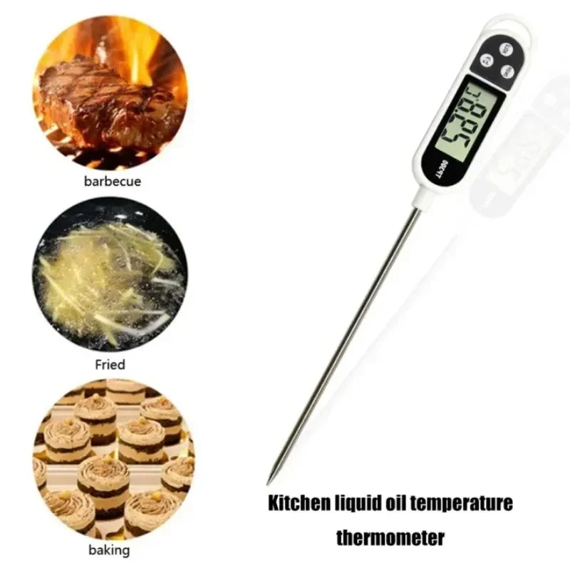 Termómetro de alimentos TP300, termómetro Digital de agua y aceite para cocina, sonda para cocinar carne, horno electrónico para barbacoa, herramientas de cocina