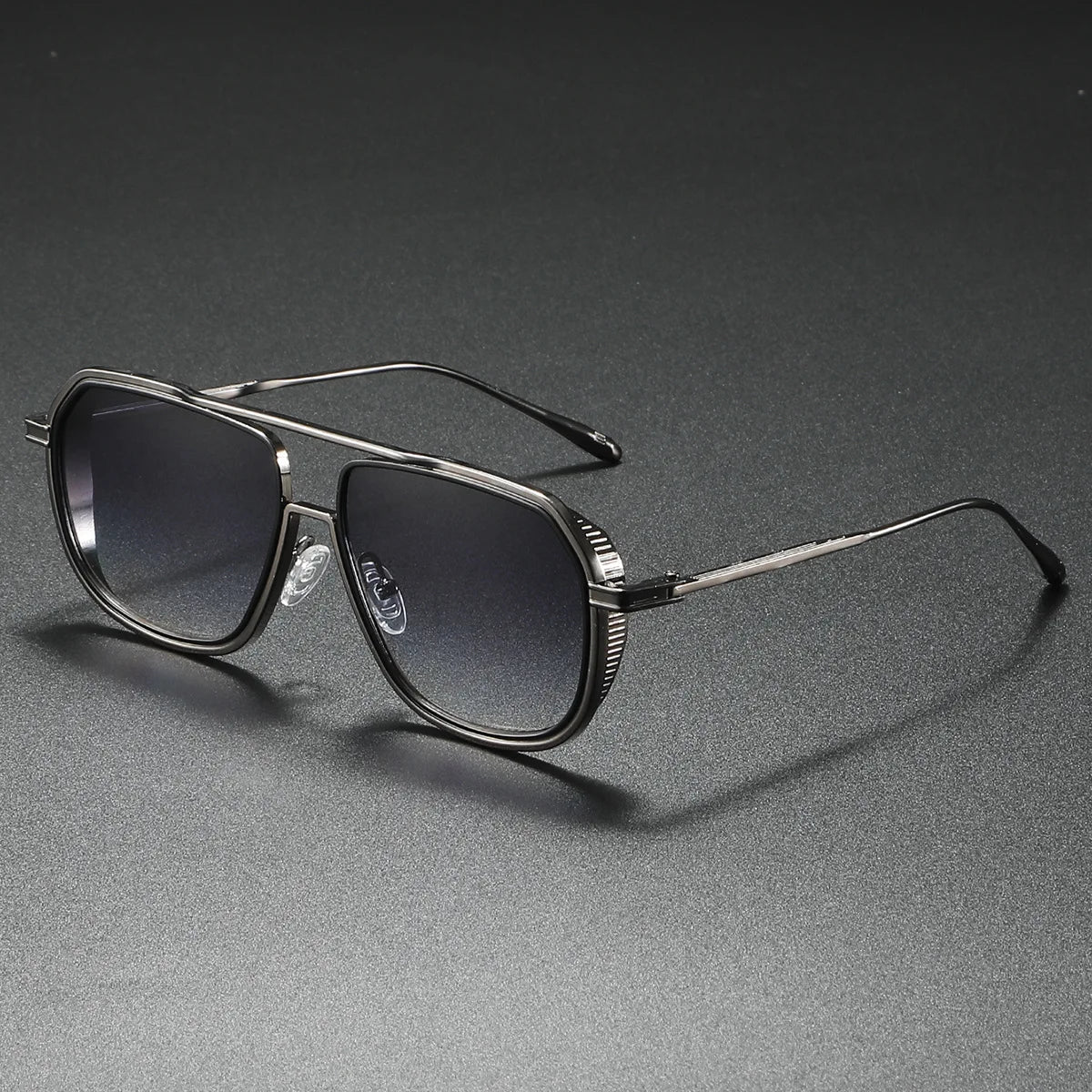 Gafas De Sol De piloto De Metal para Hombre y mujer, lentes De Sol De aviación Steampunk UV400, sombra Pop, Slentes De Sol para Hombre