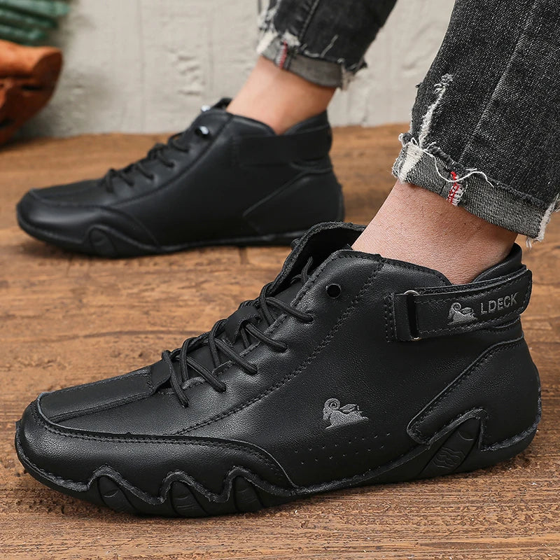 Zapatos para hombre, zapatillas originales, zapatos, botines altos para hombre, suela suave transpirable y cómoda, zapatos de moda de lujo para hombre