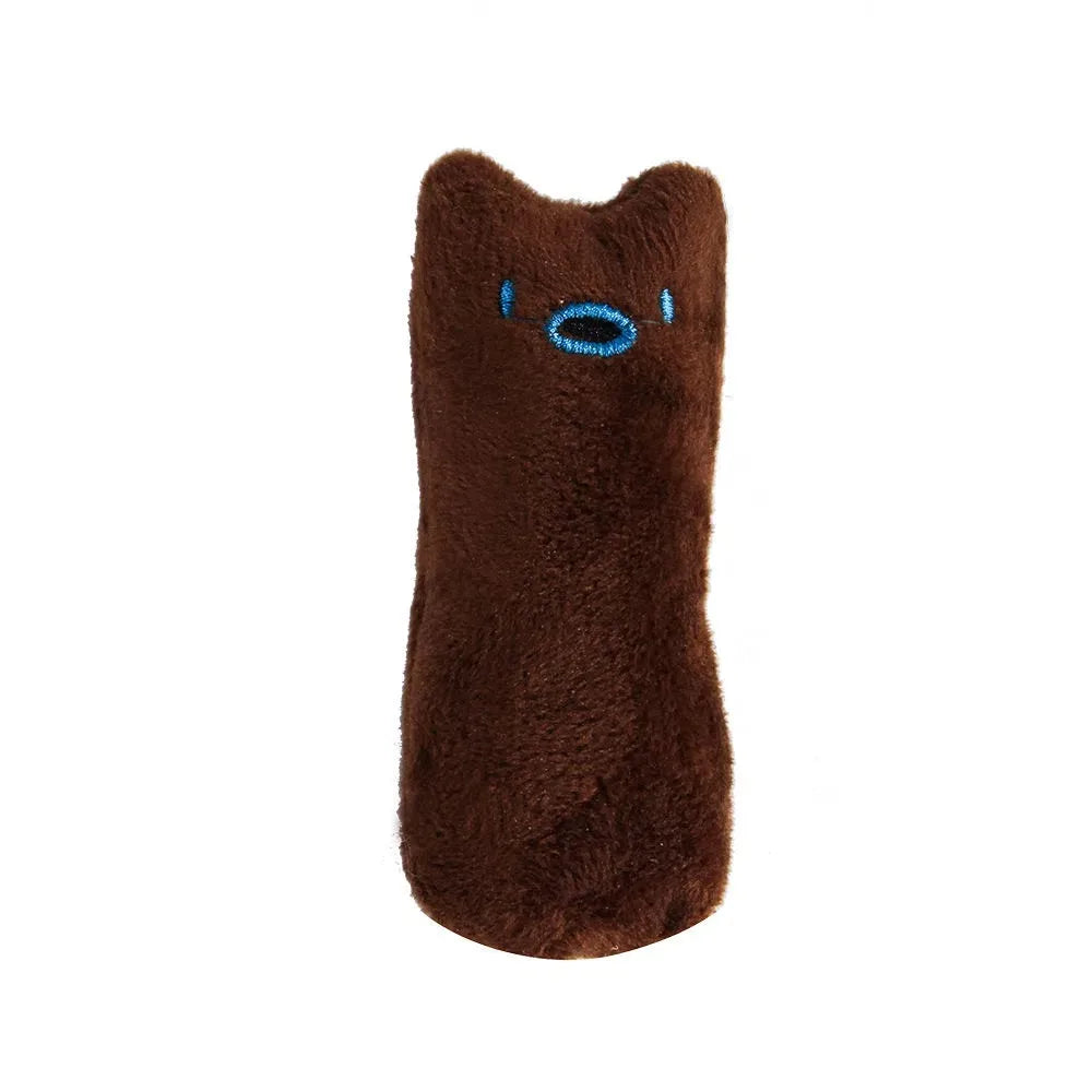 1 pieza de juguete para gatos con diseño de gato, que contiene una almohada de felpa con sonido, juguete interactivo para mascotas, juguetes de felpa para mascotas, varios colores disponibles