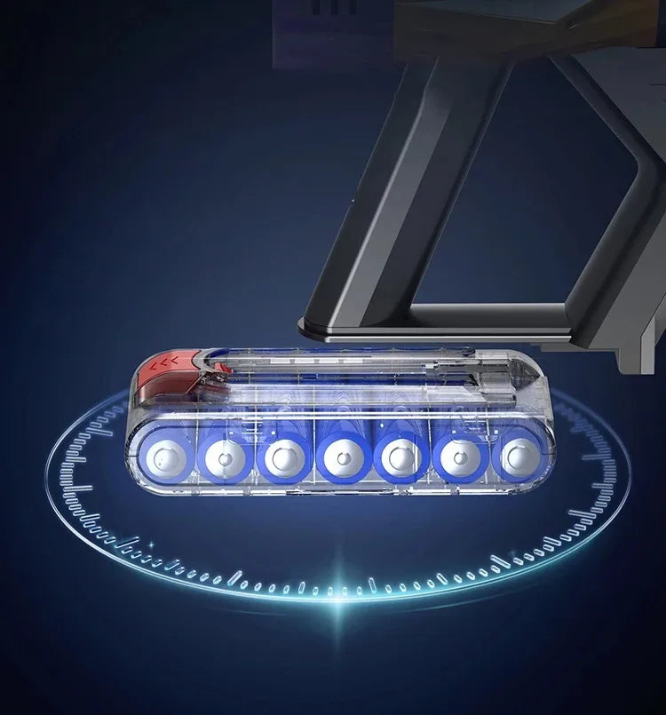 MPQU-aspiradora inalámbrica con pantalla táctil, 50kPa, 550W, batería extraíble, 3 modos de alimentación, escoba eléctrica recargable