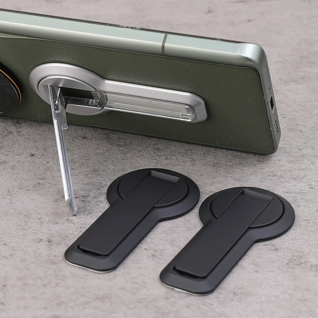 Soporte autoadhesivo portátil para teléfono móvil, soporte plegable ultrafino para teléfono de escritorio, soporte para IPhone, Samsung, Xiaomi