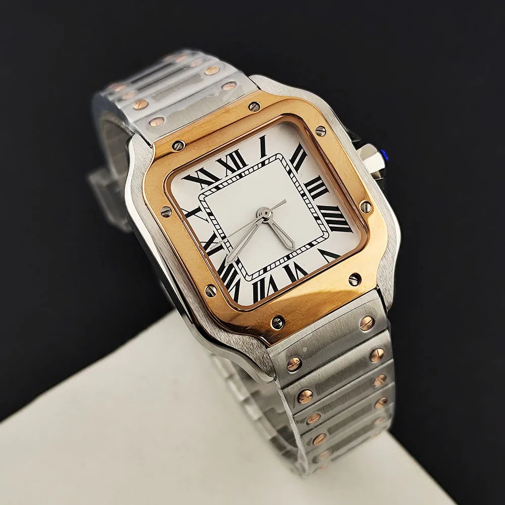 Reloj de Moda para Mujer 2026, Modelo NH05, Color Rosa Plateado, Acero Inoxidable, Logotipo Personalizado, Movimiento NH05