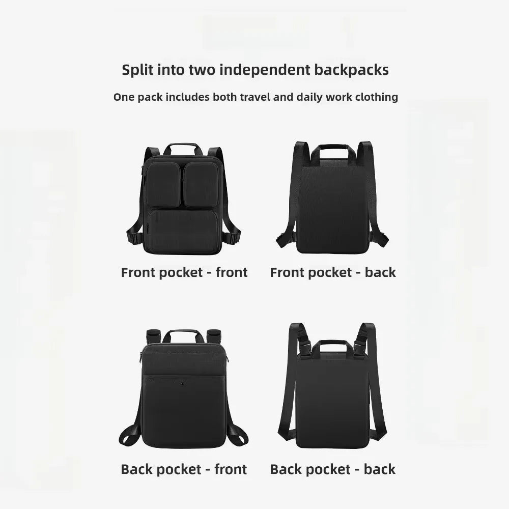 Estuche de embarque de gran capacidad, bolsa colgante, Maleta multifuncional de capacidad extendida, bolsa adicional, bolsa de almacenamiento de viaje extraíble