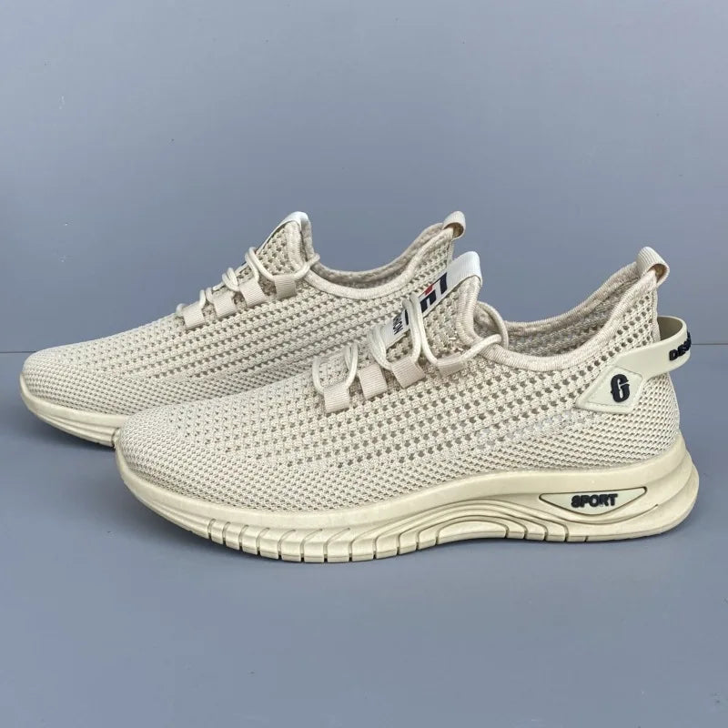 Zapatillas Deportivas Casuales Transpirables para Hombre, Primavera 2025, Nuevas con Superficie de Malla, Estilo Coco, para Deportes al Aire Libre, Ligeras y Cómodas