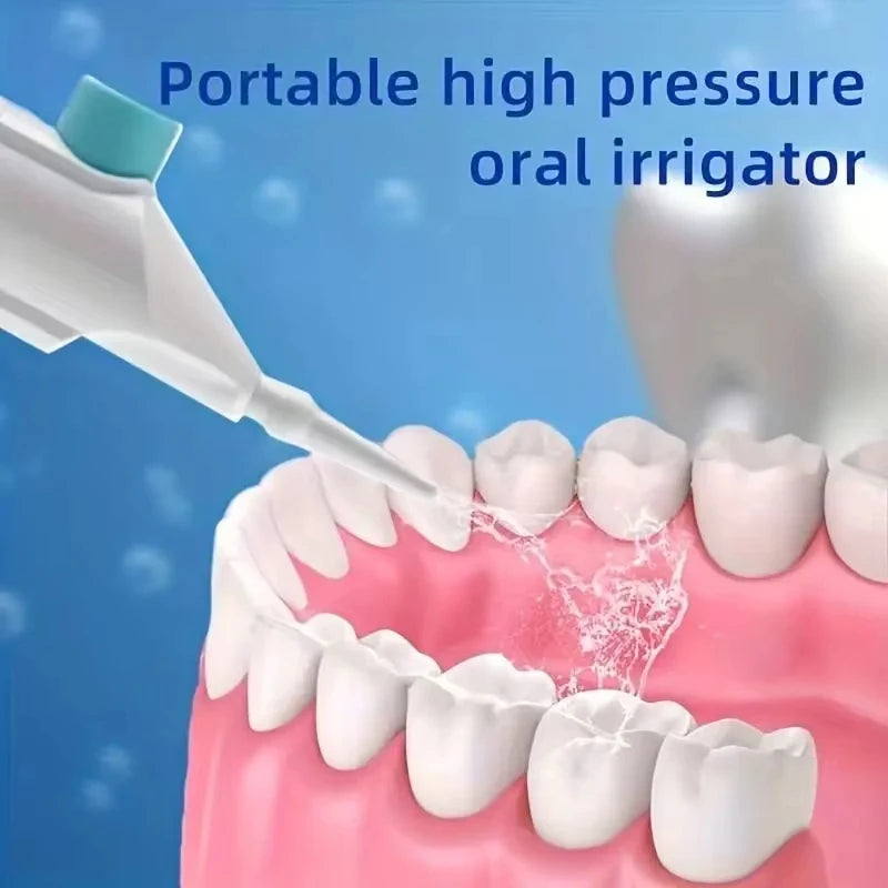 Irrigador Oral de alta presión para el hogar, irrigador portátil de agua limpia, hilo Dental Manual, palillo de dientes de agua de alta presión 2025, 2024