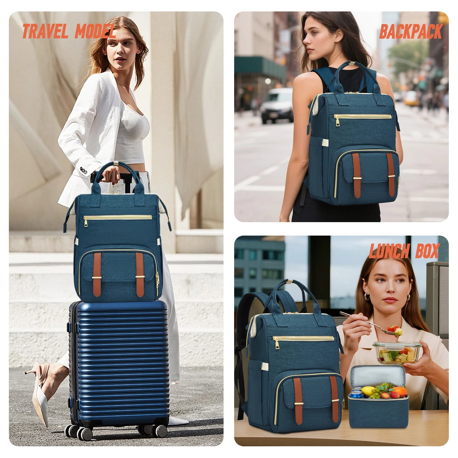 Mochila para el almuerzo, bolsa de Picnic con aislamiento, bolsa de viaje multifuncional, gran capacidad, Picnic al aire libre, Camping, mochila impermeable