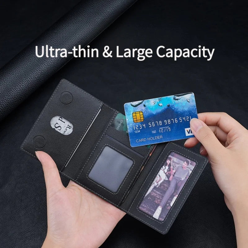 Cartera con tarjetero magnético para iPhone, Samsung, Xiaomi, MagSafe, funda desmontable con múltiples ranuras para tarjetas