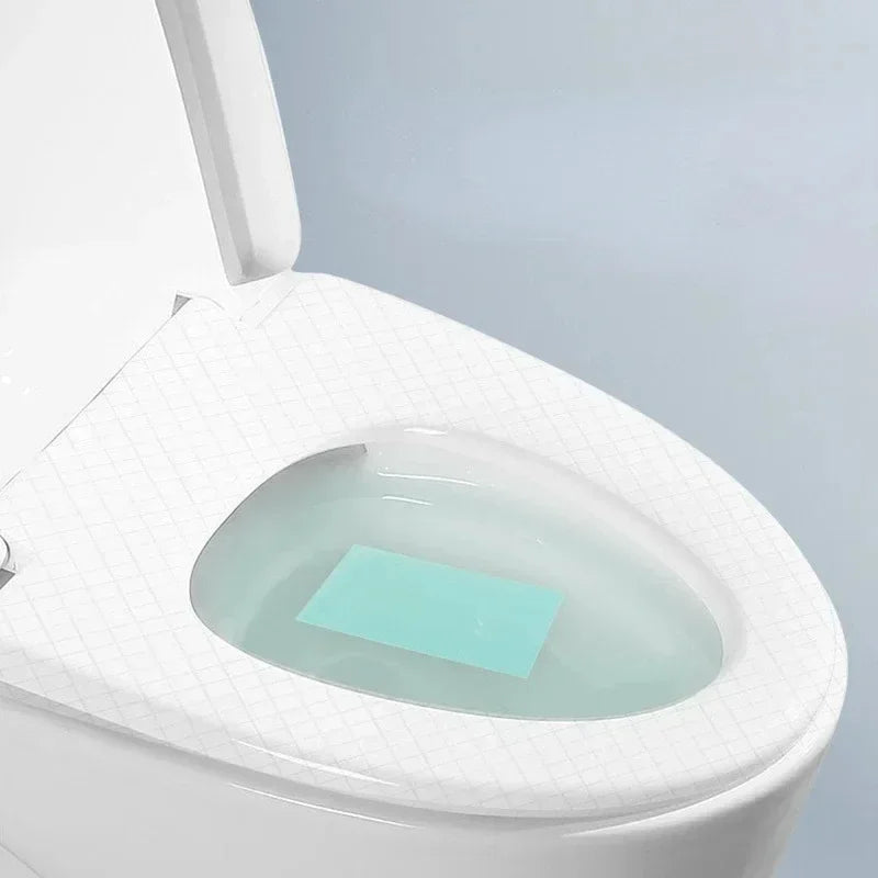 30/60 Uds hojas de limpieza de inodoro quitamanchas para el hogar limpiadores de inodoro efervescentes limpieza de suelo del baño aroma fresco