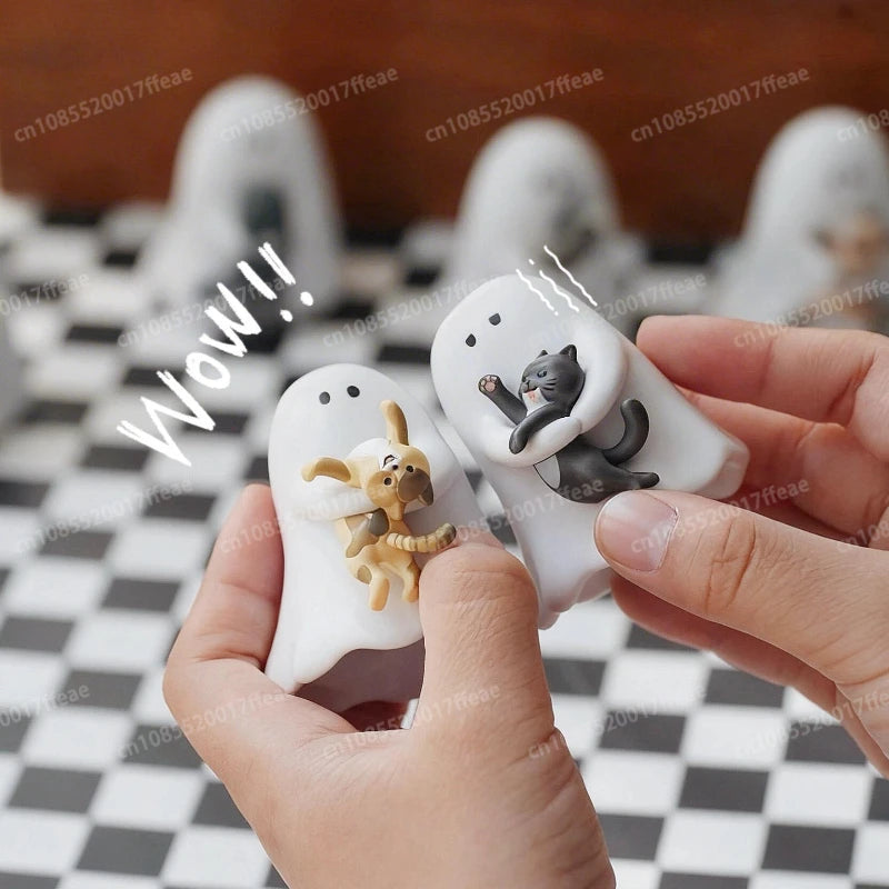 Ghody Behold My Cat Series, Caja Sorpresa con Figuras de Gatos, Lindas Mini Figuras de Anime Coleccionables, Decoración de Escritorio, Caja Misteriosa, Regalo para Niñas