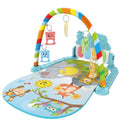 Juguete de soporte de fitness para bebé, música para bebé recién nacido, piano de pedal, estera para gatear, juguete para bebé