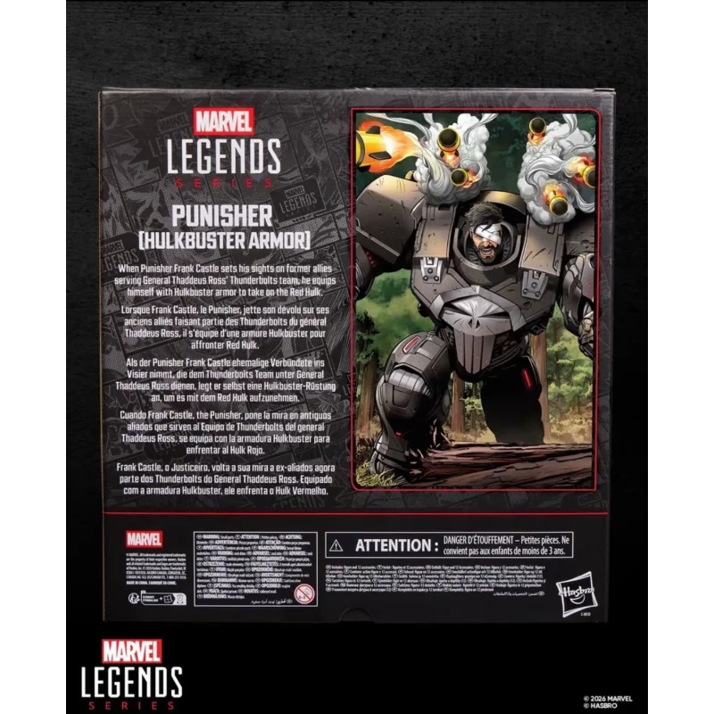【EN STOCK】Nuevo Hasbro Marvel Legends Punisher Mecha Pluse Edición limitada G2098 Versión cómica Colección de soldados de 6 pulgadas Regalo