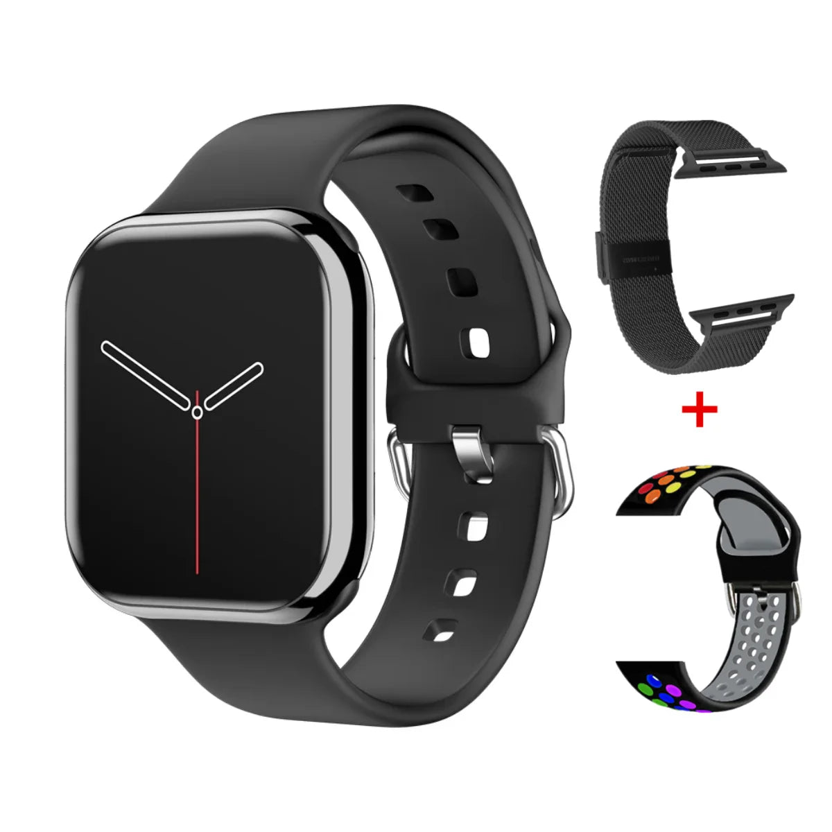 Nuevo reloj inteligente serie X para hombre y mujer, con monitor de presión arterial, llamadas por Bluetooth, NFC, monitorización del sueño, carga inalámbrica, reloj deportivo compatible con IOS y Android.