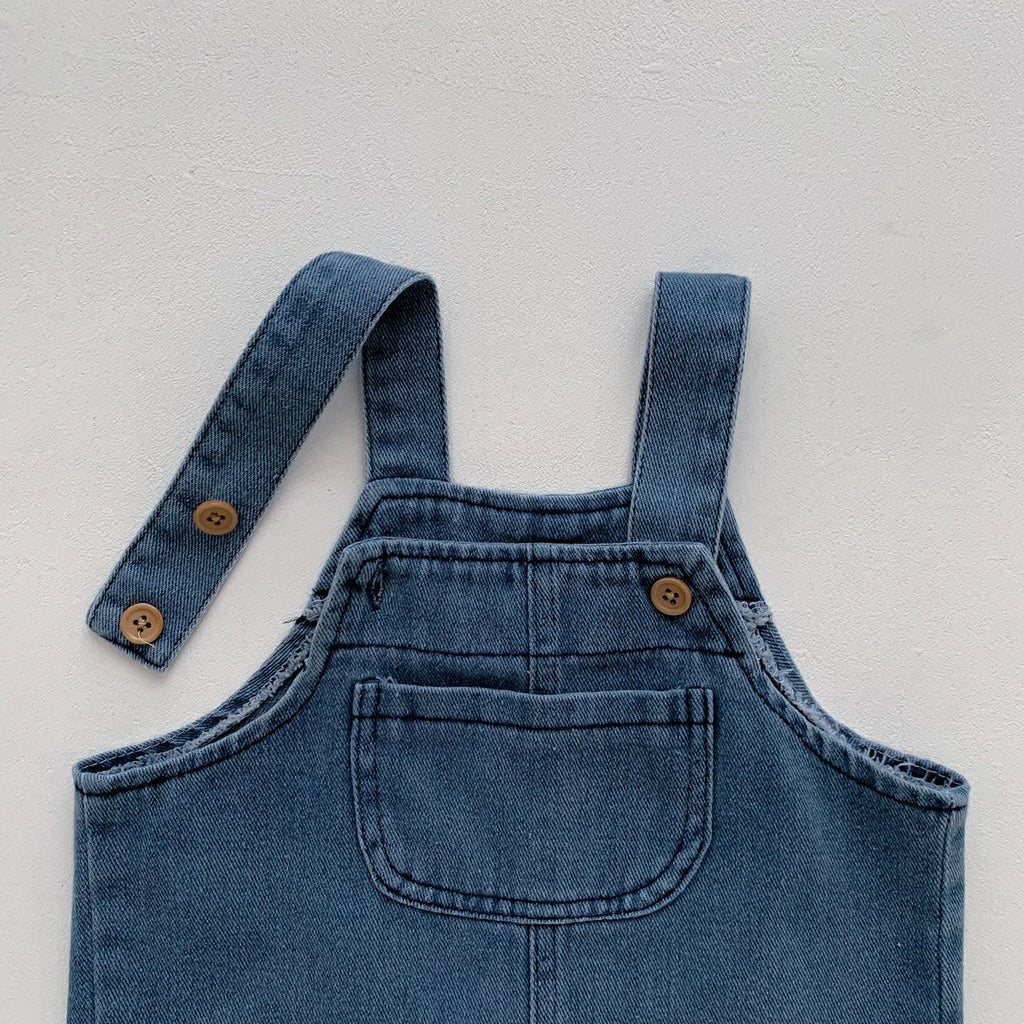 Conjunto de Ropa de Verano ZOETOPKID para Bebés, Traje para Niños y Niñas, Camiseta Infantil y Overol de Mezclilla, Mameluco para Recién Nacidos