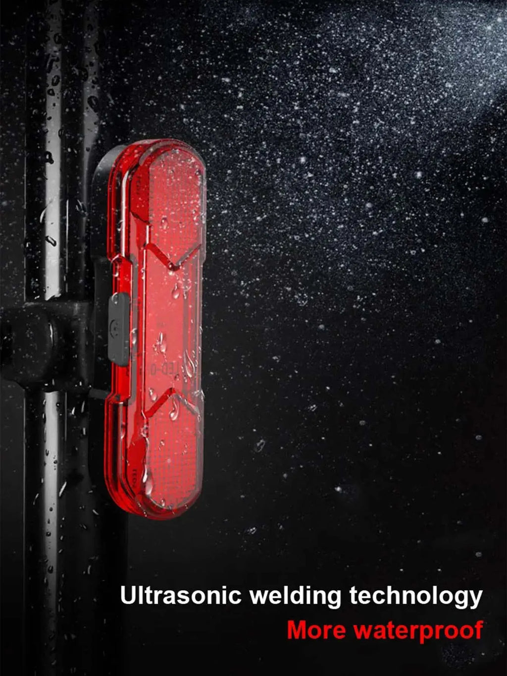Luz Trasera LED USB para Bicicleta, Impermeable, Luz de Advertencia Trasera para Bicicleta, Luz Trasera de Seguridad para Ciclismo, Accesorios para Bicicleta de Montaña y Carretera